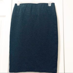 Joyous Charcoal Gray Pencil Skirt